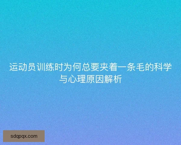 运动员训练时为何总要夹着一条毛的科学与心理原因解析
